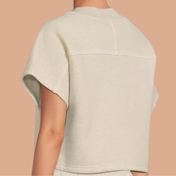 UGG-Classic Short Sleeve Crewneck -Sand Heather - Picture 2 of 3